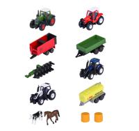 Farmárske vozidlo kovové 5 ks, 2 druhy